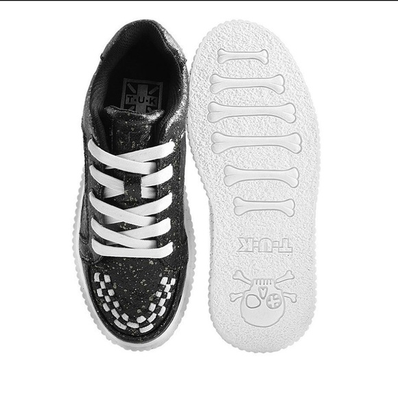 BNIB TUK Blk/Chrome Paint Splash Casbah Creeper - Picture 4 of 6